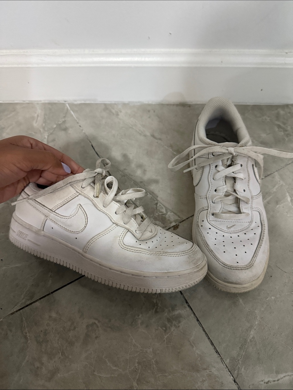 Nike Kids Air Force Low-Top Sneakers